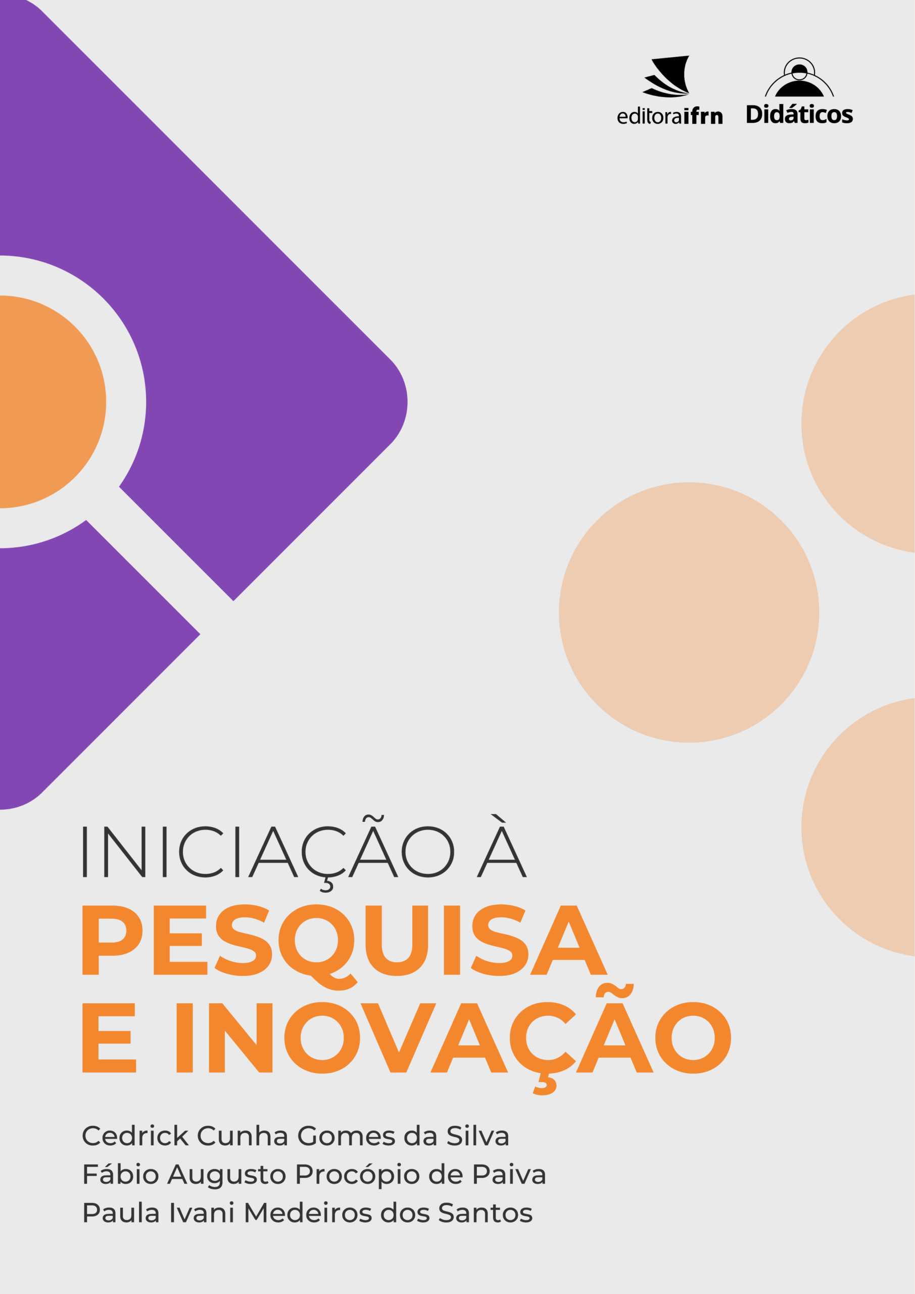 Capa do livro de Iniciação a pesquisa e inovação